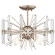 Kichler - 44277PN - Four Light Semi Flush Mount - Eris - Polished Nickel