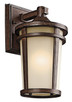 Kichler - 49071BST - One Light Outdoor Wall Mount - Atwood - Brown Stone