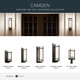 Camden Two Light Outdoor Wall Mount (49120AVI)