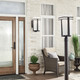 Tremillo One Light Outdoor Post Mount (49207BK)