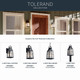 Tolerand One Light Outdoor Wall Mount (49552BKT)