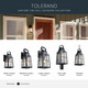 Tolerand One Light Outdoor Pendant (49556BKT)