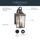 Forestdale Two Light Outdoor Wall Mount (49736OZ)