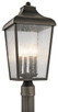 Kichler - 49739OZ - Four Light Outdoor Post Mount - Forestdale - Olde Bronze