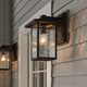 Capanna One Light Outdoor Wall Mount (49925BKT)