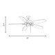 Wind Star 52" Ceiling Fan (M2016MBK)