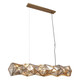 Metropolitan - N1697-863 - Eight Light Island Pendant - Geo-Gem - Artisan Brass