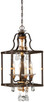 Metropolitan - N6463-652 - Four Light Pendant - Chateau Nobles - Raven Bronze With Sunburst Gold Leaf Highlights