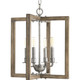 Progress Lighting - P4760-141 - Four Light Chandelier - Turnbury - Galvanized