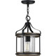 Progress Lighting - P500234-031 - One Light Outdoor Pendant - Brenham - Black