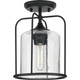 Progress Lighting - P550110-031 - One Light Outdoor Flushmount - Watch Hill - Black