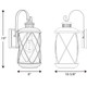Hollingsworth One Light Wall Lantern (P560081-031)