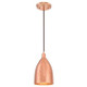 Westinghouse Lighting - 6105400 - One Light Mini Pendant - Copper