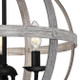 Stella Mira Three Light Chandelier (6110400)
