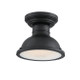 Westinghouse Lighting - 6113200 - One Light Semi-Flush Mount - Orson - Textured Black