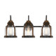 Westinghouse Lighting - 6118200 - Three Light Wall Fixture - Cindy - Oil Rubbed Bronze And Barnwood