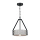 Westinghouse Lighting - 6125800 - One Light Pendant - Callowhill - Matte Black With Antique Ash Westinghouse Lighting - 6125800 - One Light Pendant - Callowhill - Matte Black With Antique Ash