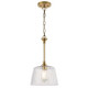 Westinghouse Lighting - 6130200 - One Light Pendant - Aggie - Brushed Brass