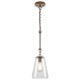 Westinghouse Lighting - 6130400 - One Light Mini Pendant - Biloxi - Barnwood Westinghouse Lighting - 6130400 - One Light Mini Pendant - Biloxi - Barnwood