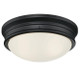 Westinghouse Lighting - 6324100 - Two Light Flush Mount - Meadowbrook - Matte Black