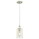 Westinghouse Lighting - 6329000 - One Light Mini Pendant - Carmen - Brushed Nickel
