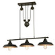 Westinghouse Lighting - 6332500 - Three Light Island Pendant - Iron Hill - Oil Rubbed Bronze With Highlights