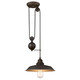 Westinghouse Lighting - 6363200 - One Light Pendant - Iron Hill - Oil Rubbed Bronze With Highlights
