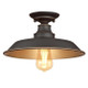 Westinghouse Lighting - 6370300 - One Light Semi-Flush Mount - Iron Hill - Oil Rubbed Bronze With Highlights