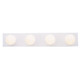Westinghouse Lighting - 6659500 - Four Light Bath Bar - White