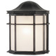 Westinghouse Lighting - 6689800 - One Light Wall Fixture - Exteriors Black - Textured Black