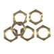 Westinghouse Lighting - 7062100 - 6 Hex Nuts - Hex Nuts - Solid Brass Westinghouse Lighting - 7062100 - 6 Hex Nuts - Hex Nuts - Solid Brass