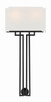 Minka-Lavery - 2951-572 - Two Light Wall Sconce - Upham Estates - Coal w/Polished Nickel