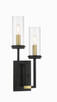 Minka-Lavery - 3202-781 - Two Light Wall Sconce - Hillstone - Sand Coal And Soft Brass