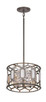 Hexly Three Light Semi Flush Mount (3585-795) Hexly Three Light Semi Flush Mount (3585-795)