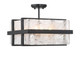 Cloud Break Four Light Semi Flush Mount (3616-66A)