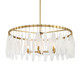 Minka-Lavery - 3626-732 - Six Light Pendant - Willow - Legacy Brass