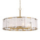 Minka-Lavery - 3638-732 - Ten Light Pendant - Veil - Legacy Brass