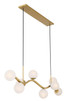 Curven Eight Light Island Pendant (3747-732)
