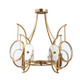 Minka-Lavery - 3814-863 - Four Light Semi Flush Mount - Into Focus - Artisan Brass