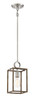 Minka-Lavery - 4010-280 - One Light Pendant - Country Estates - Sun Faded Wood w/Brush Nickel