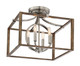 Minka-Lavery - 4013-280 - Four Light Semi Flush Mount - Country Estates - Brush Nickel