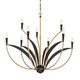 Minka-Lavery - 5699-782 - Nine Light Chandelier - Miller - Legacy Brass