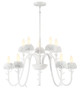 Minka-Lavery - 5907-655 - Ten Light Chandelier - North Fork by Robin Baron - Sand White