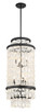 Minka-Lavery - 6704-66 - Six Light Foyer Pendant - Shimmering Elegance - Sand Coal