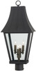 Minka-Lavery - 72786-66G - Four Light Outdoor Post Mount - Chateau Grande - Sand Coal w/Gold