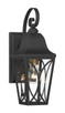 Minka-Lavery - 73351-757 - One Light Outdoor Wall Mount - Cardigan - Sand Coal Black & Olden Brass