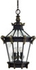 Minka-Lavery - 8934-95 - Five Light Chain Hung - Stratford Hall - Heritage w/Gold Highlights