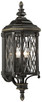 Minka-Lavery - 9322-585 - Four Light Outdoor Wall Mount - Bexley Manor - Black w/Gold Highlights