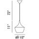 Piquito One Light Pendant (20438-012)