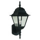 Forte - 1707-01-04 - One Light Outdoor Lantern - Black